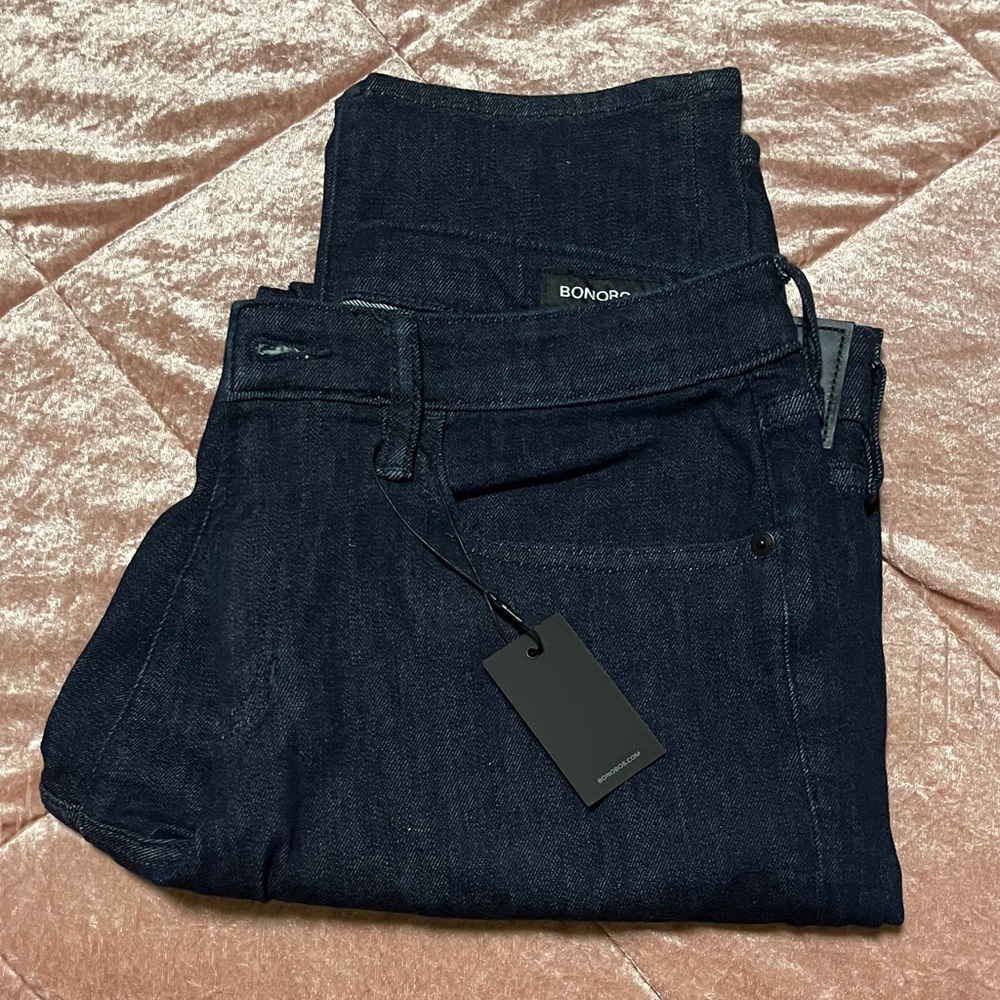 Bonobos Dark Blue Women's Boot Cut Jeans
